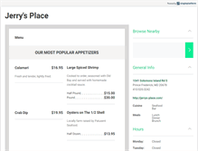 Tablet Screenshot of jerrys-place.com